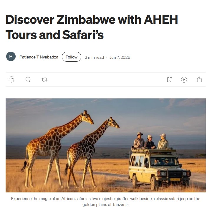 AHEH Tours and Safaris article preview